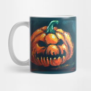 Angry Pumpkin Lies in Wait Mug